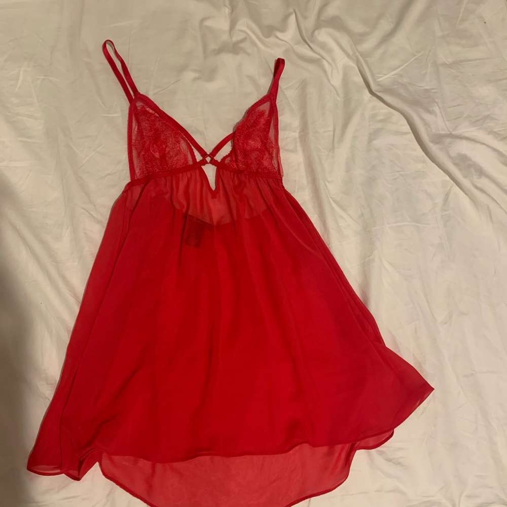 New Victoria Secret red lingerie